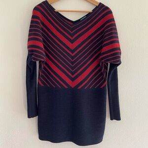 Chevron Long Sweater / Dress